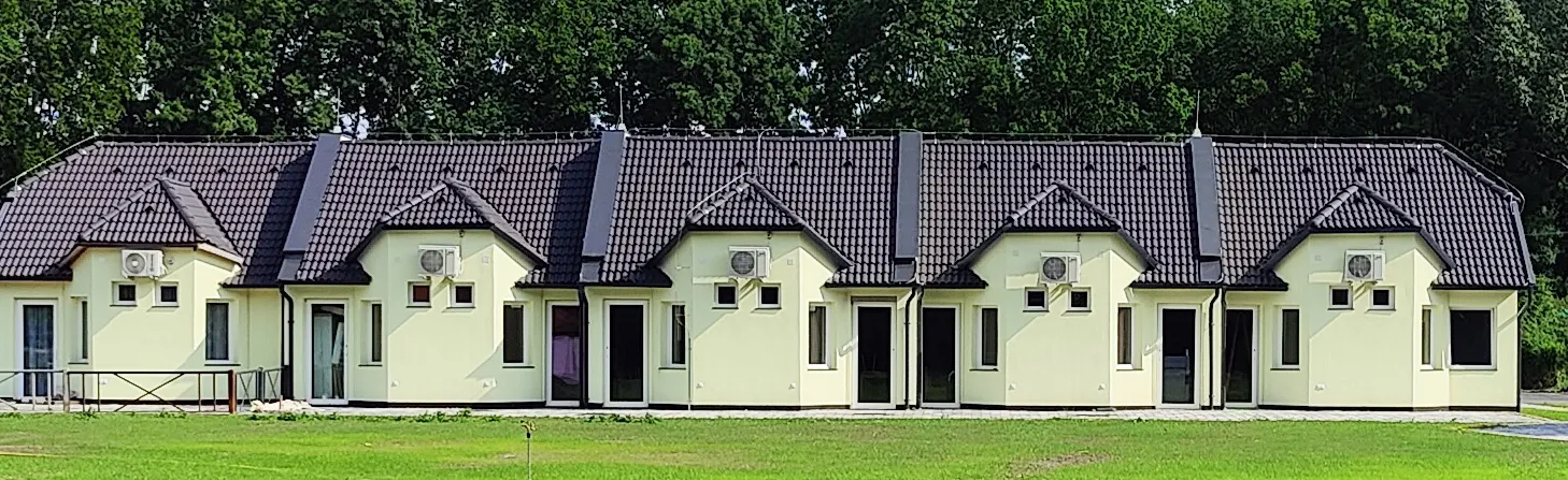 A resort épületei